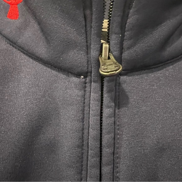 Under Armour Navy and Red University of Dayton Flyers Quarter-Zip size small - Picture 13 of 16
